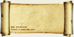 Jovana Tirnanić vizit kartica